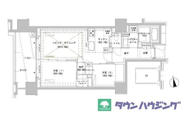 パークスフィア牛込神楽坂の物件間取画像